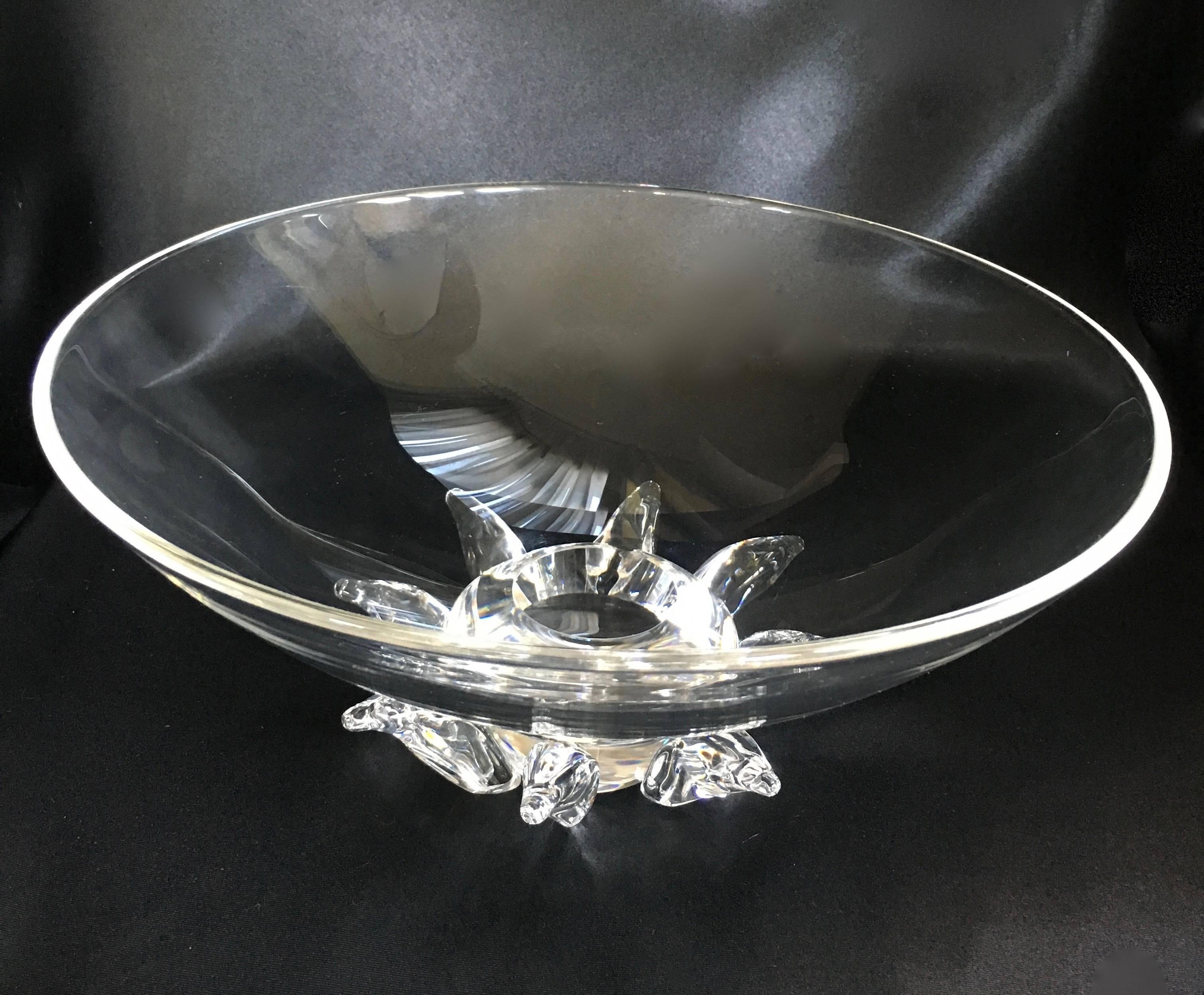 Large Steuben Starfish Bowl Centre Piece In Excellent Condition In Los Angeles, CA