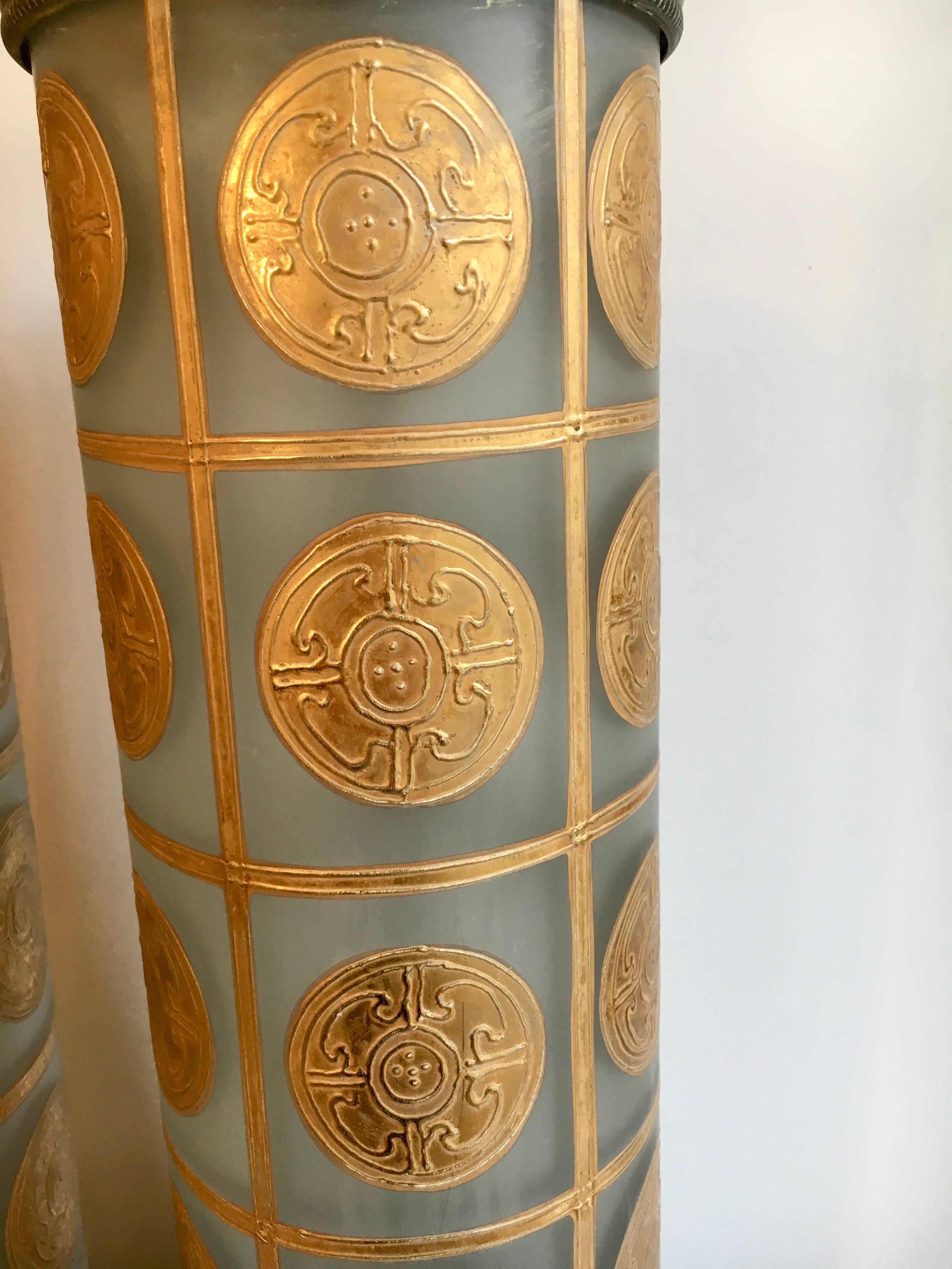 Pair of Lamps in the Manner of Versace 3