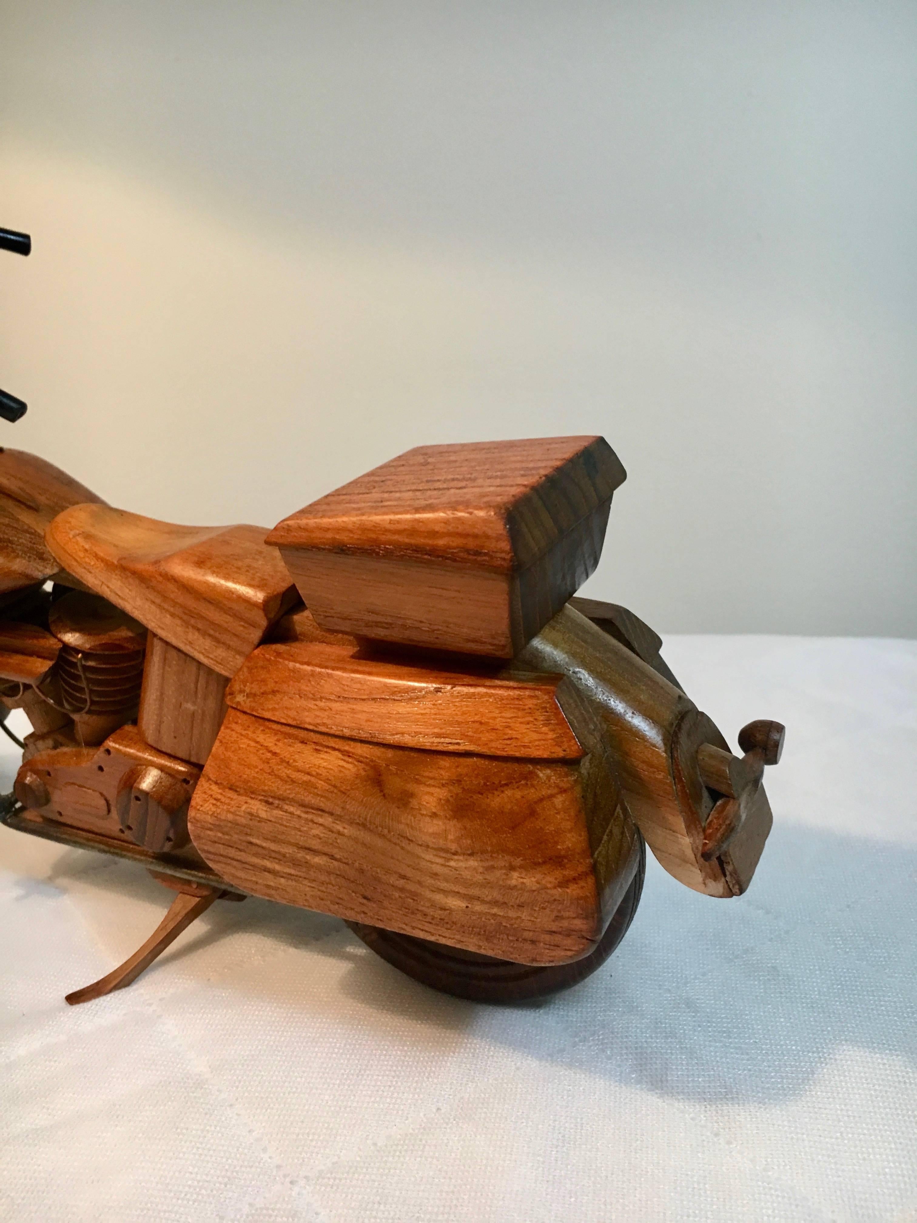 Wooden Model Motorcycle 2
