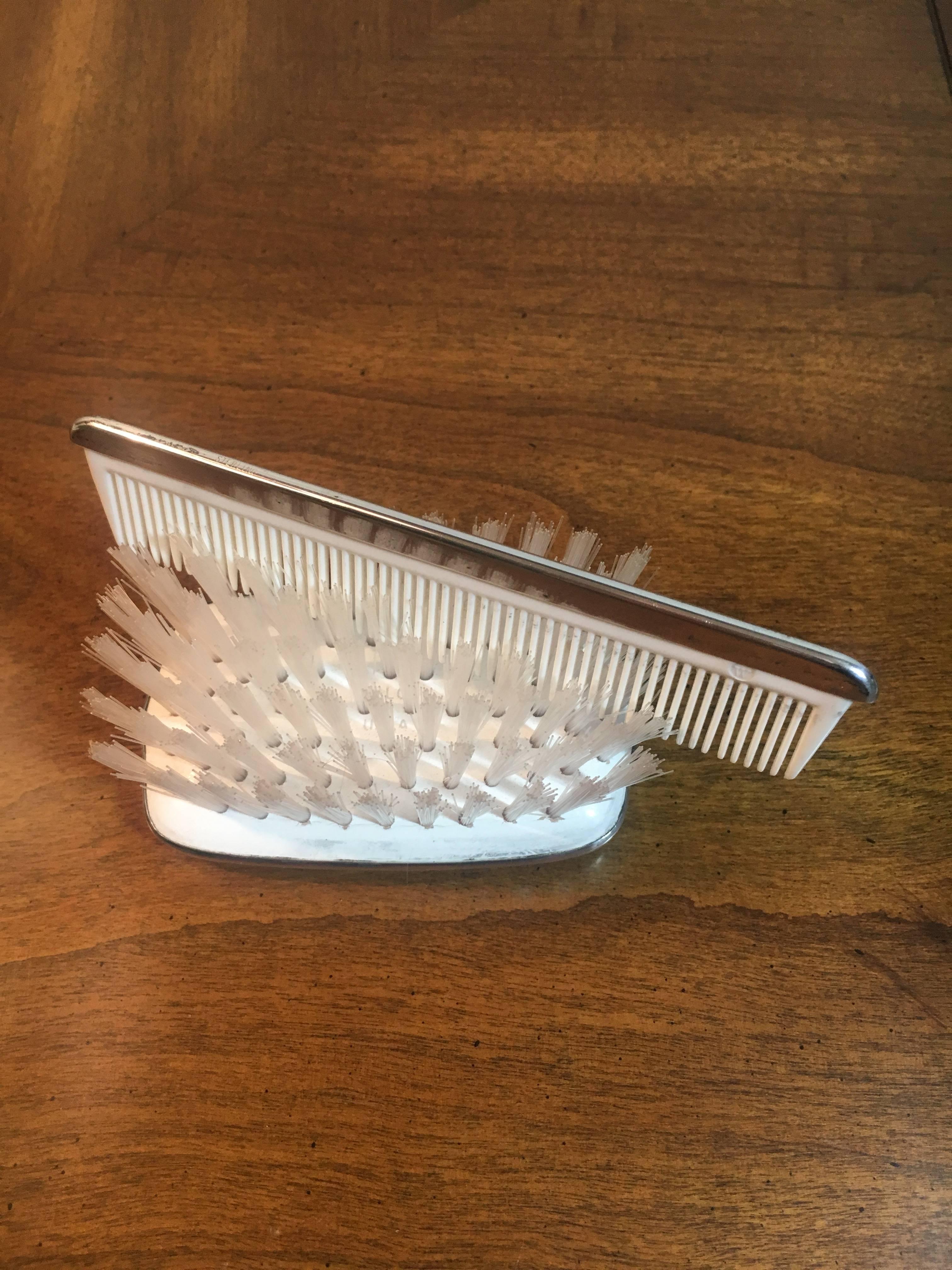 sterling silver baby brush and comb set