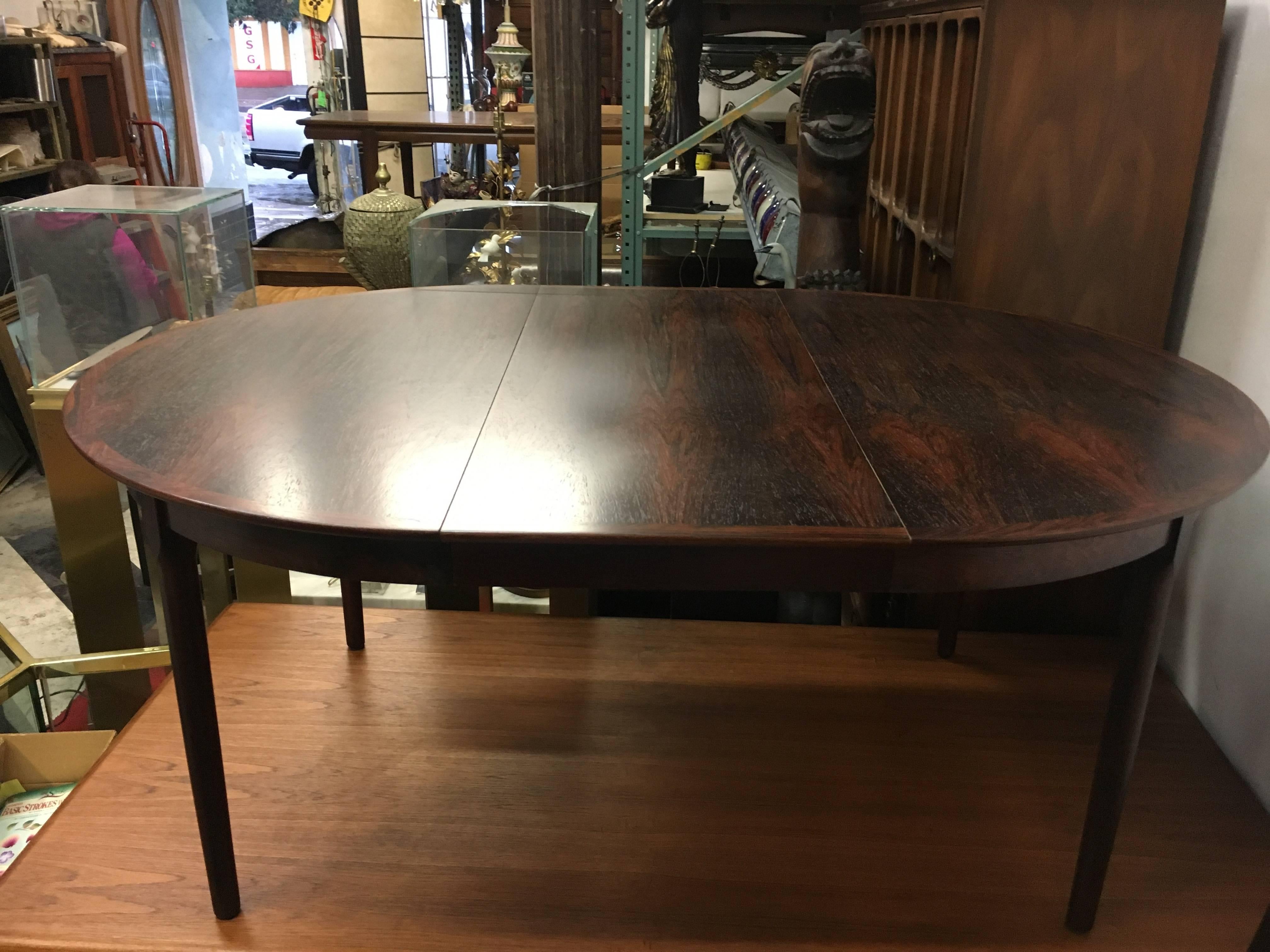 Niels Otto Moller Expanding Rosewood Dining Table, circa 1960 1