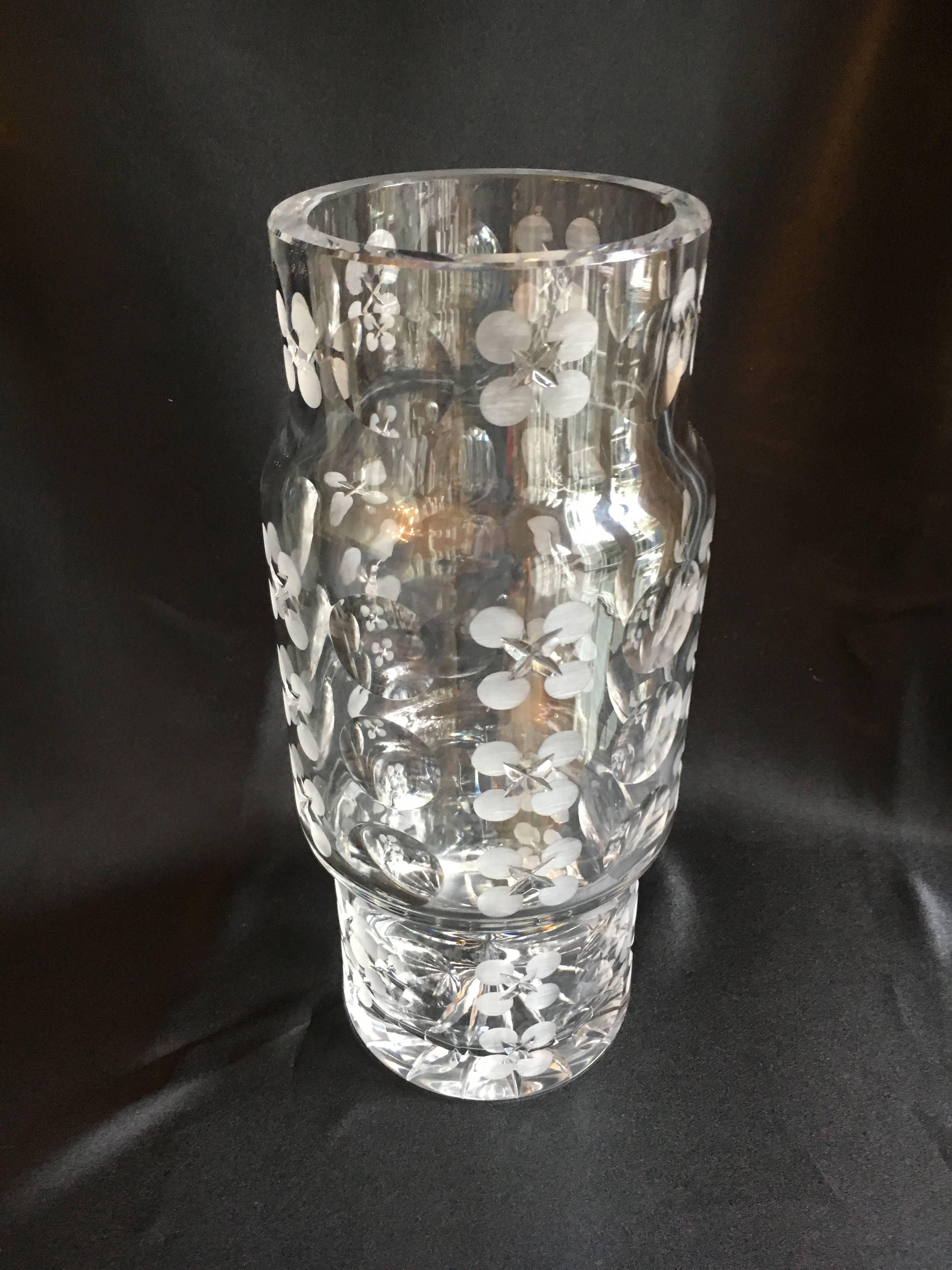 Modern Crystal Cylinder Vase 1