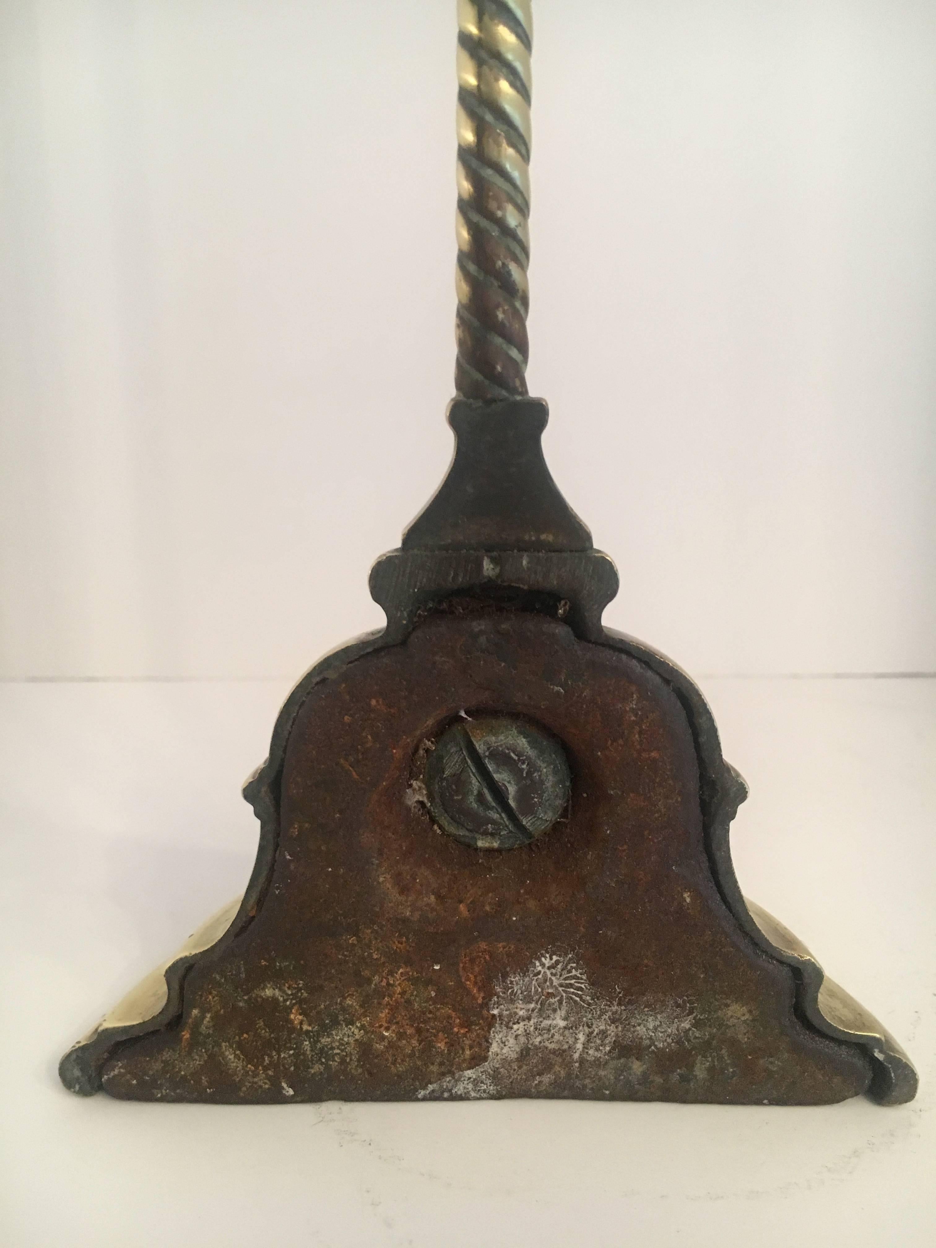 Brass Regency English Door Stop 2