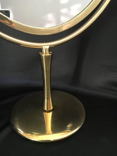 Charles Hollis Jones Brass Wishbone Vanity Mirror