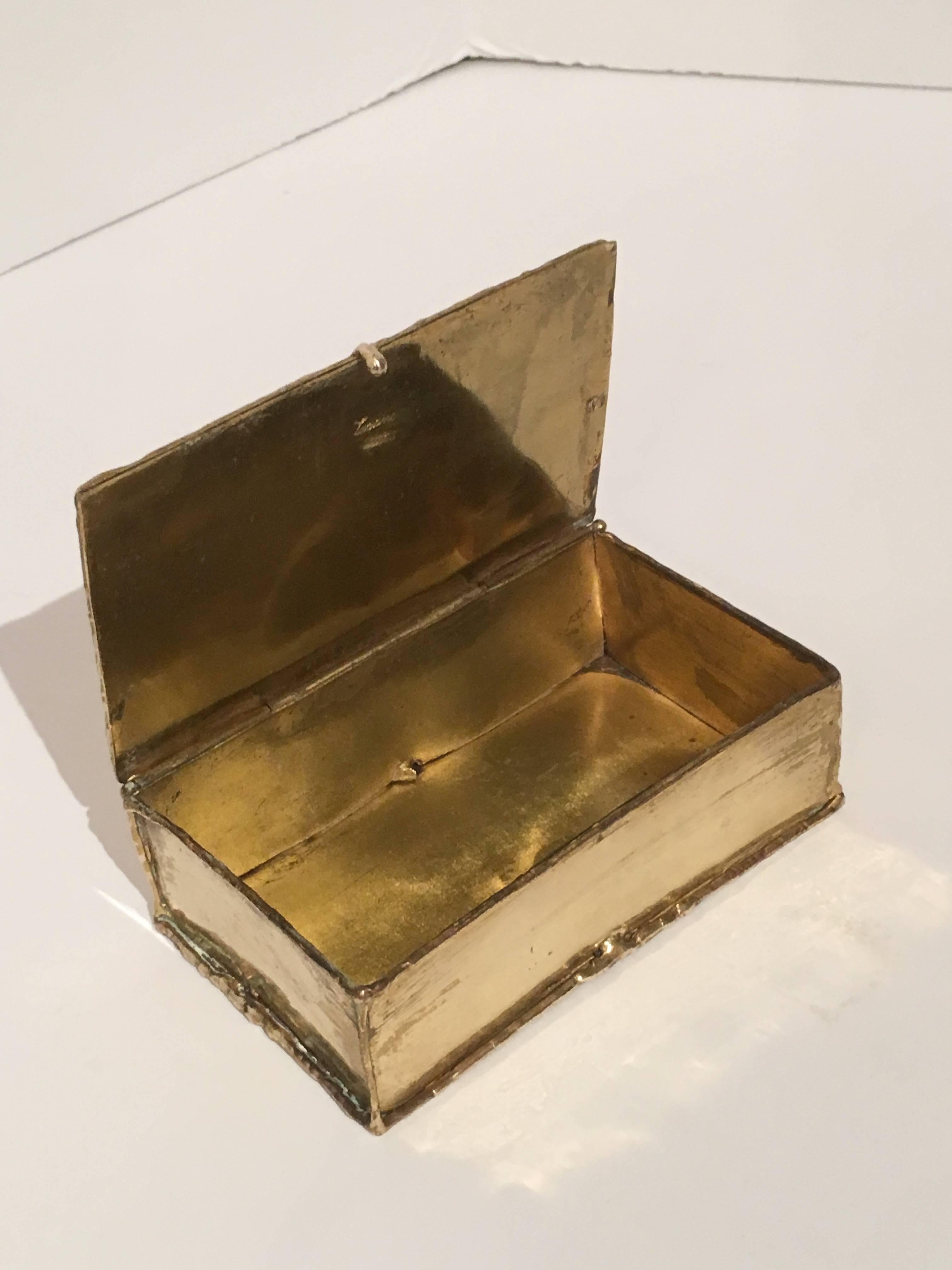 Brass and Copper Brutalist Box 1