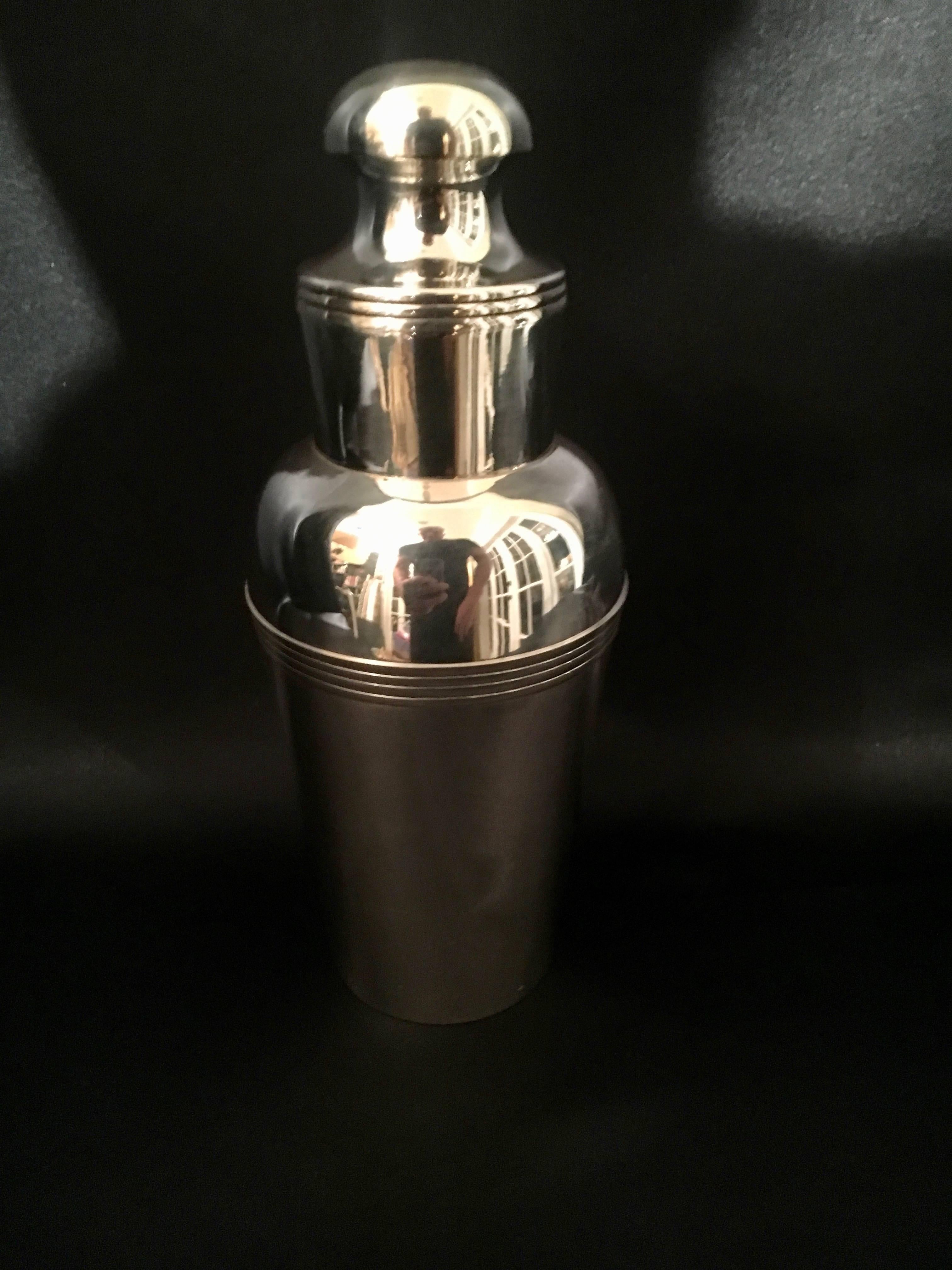 Silver Plate Cocktail Shaker 1