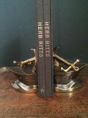 Pair of Brass Ship/Anchor Bookends