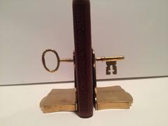 Solid Brass Skeleton Key Bookends