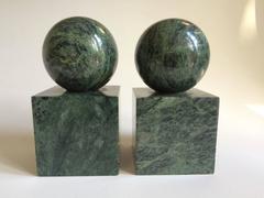 Verde Green Marble Architectural Bookends