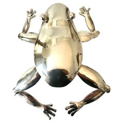 Rare Silver Plate Emila Castillo Silver Plate Frog Bottle Opener