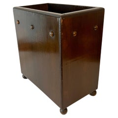 Mission Arts & Crafts Solid Wood Waste Bin