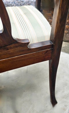 19th Century Chippendale-Style Triple Ball-and-Claw Settee Bench