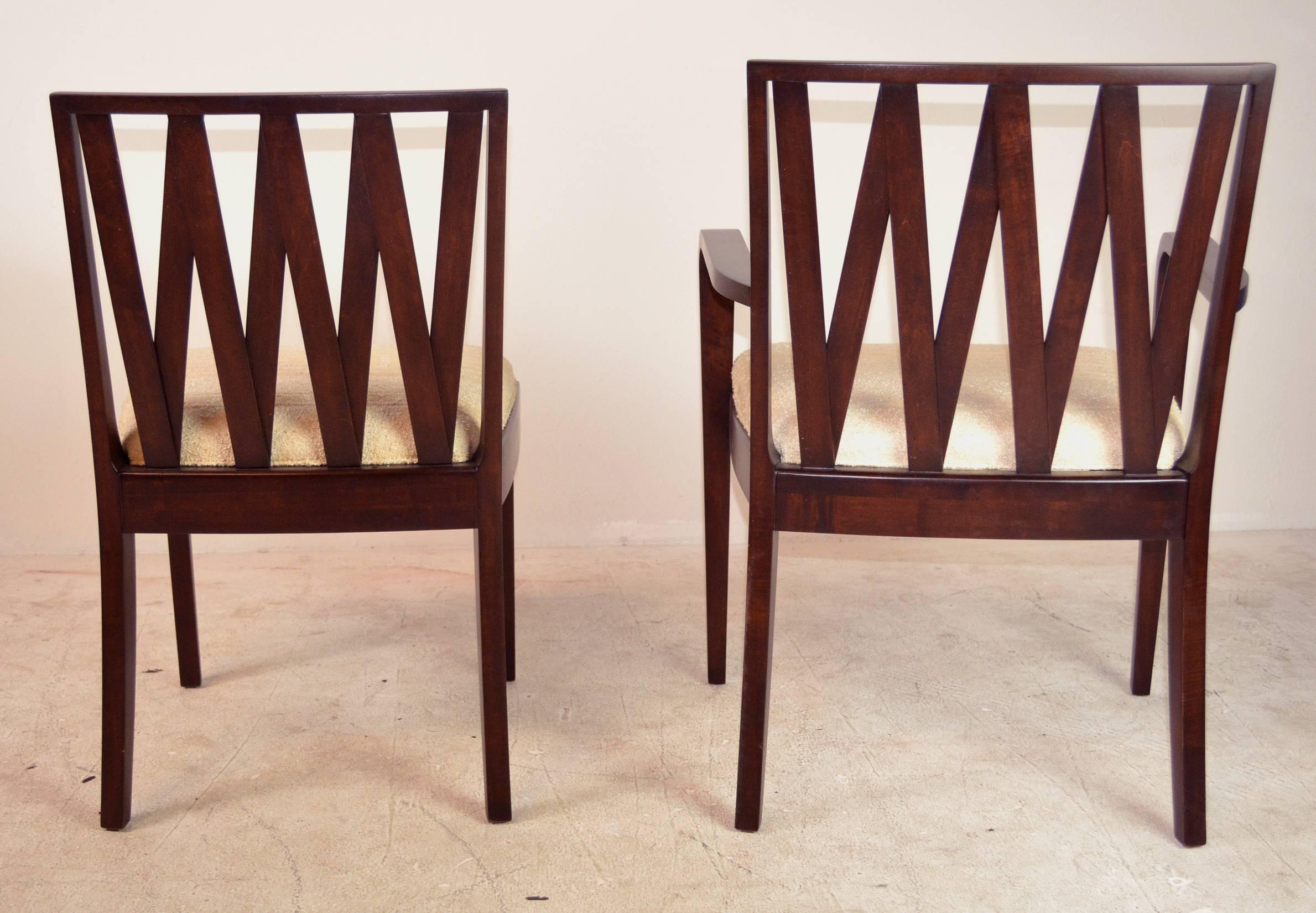 20th Century Set of Six Paul Frankl Dining Chairs
