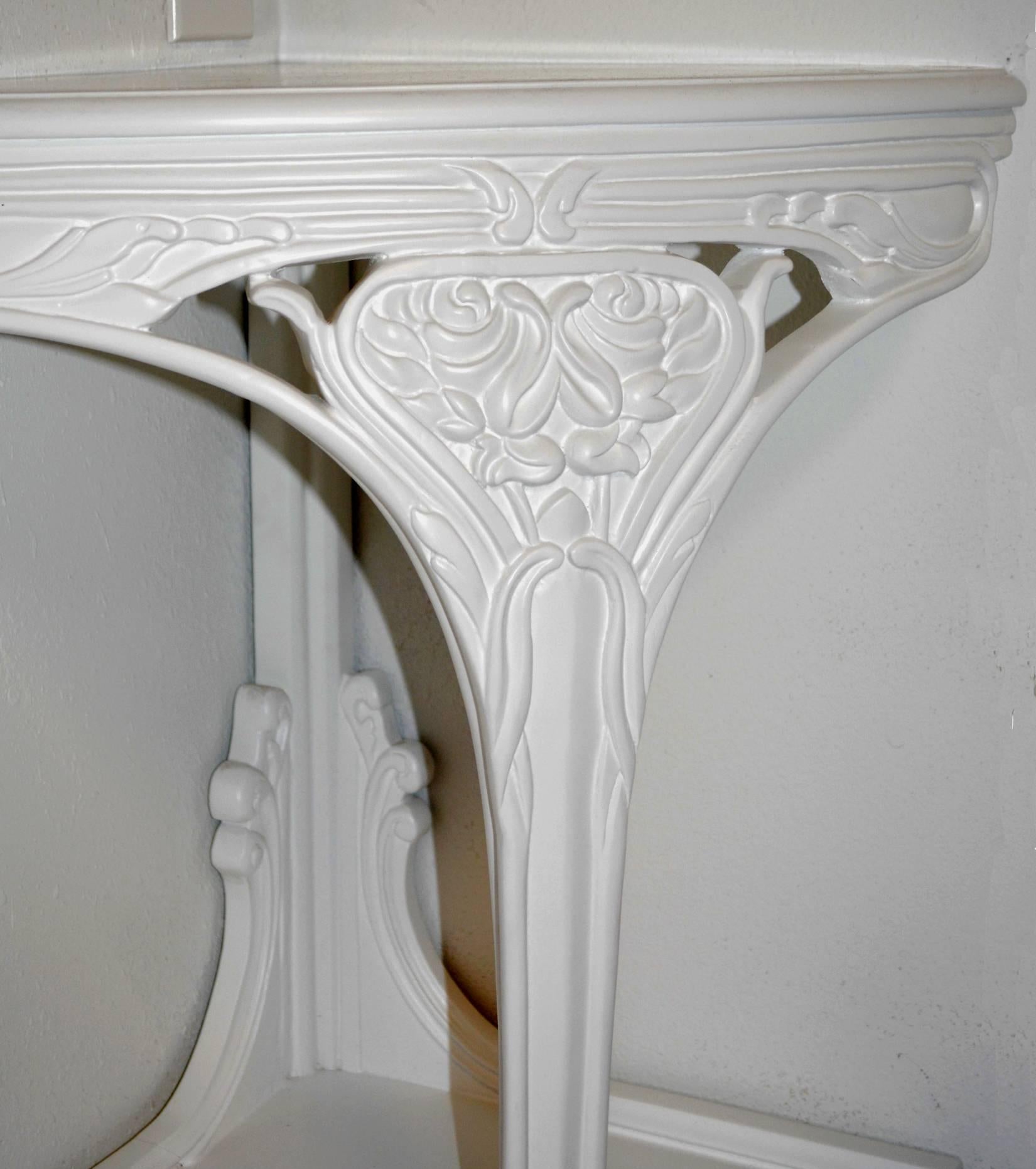 European Pair of Art Nouveau Corner Tables
