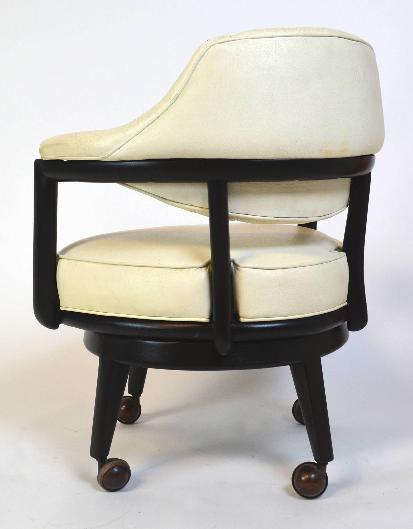 American Pair of Monteverdi-Young Swivel Chairs For Sale