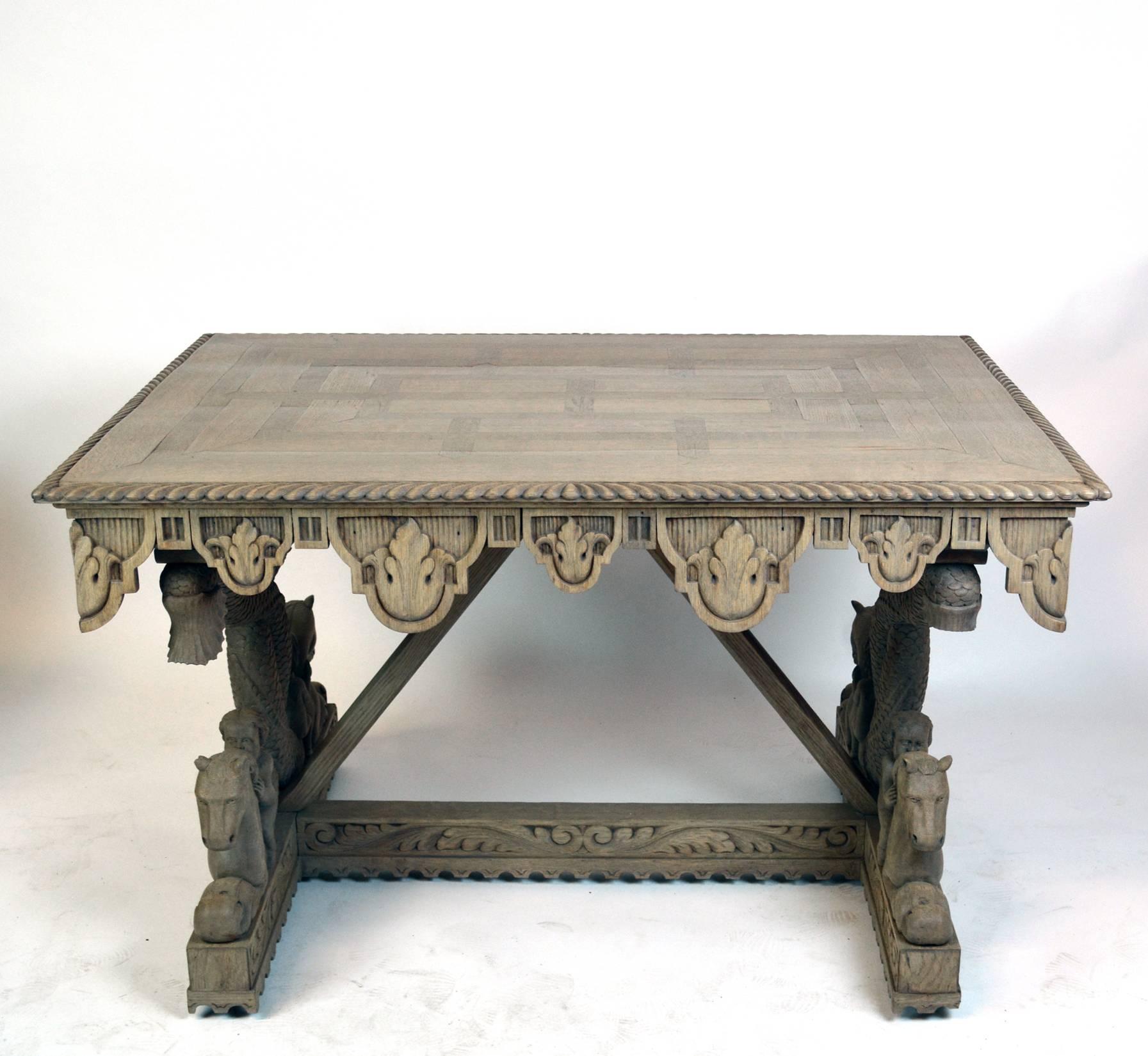 European 19th Century Renaissance Revival Table