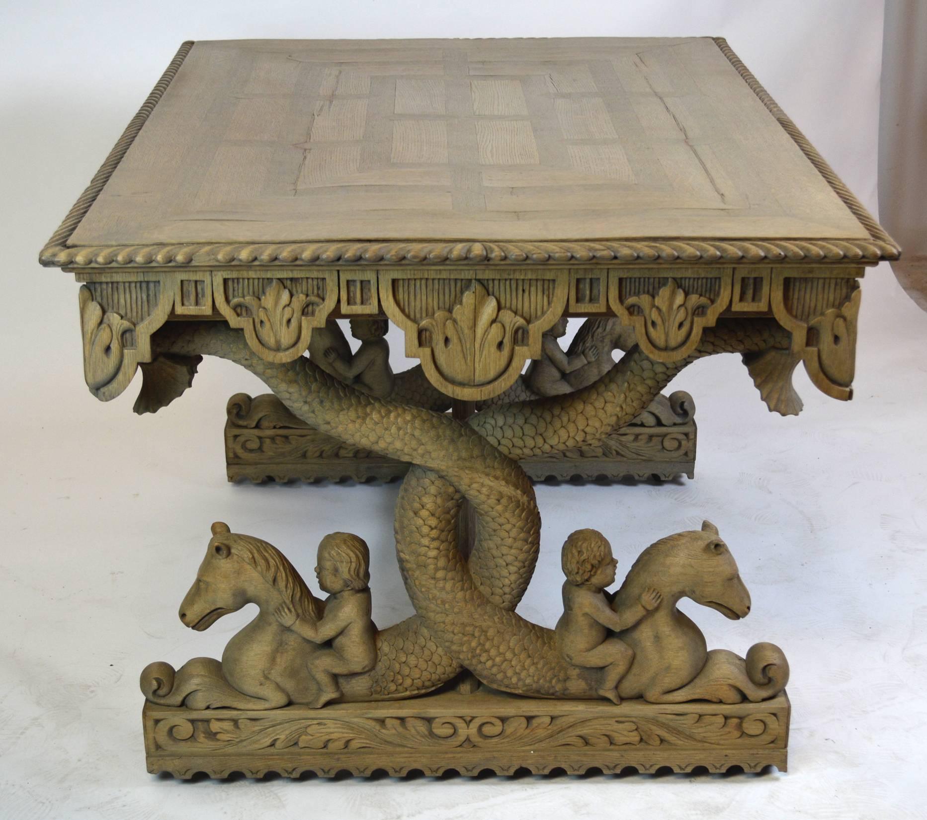 19th Century Renaissance Revival Table In Good Condition In Palm Springs, CA