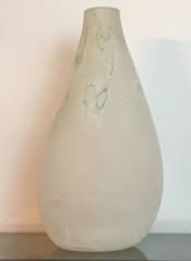 Large Cenedese "Scavo" Murano Glass Vase