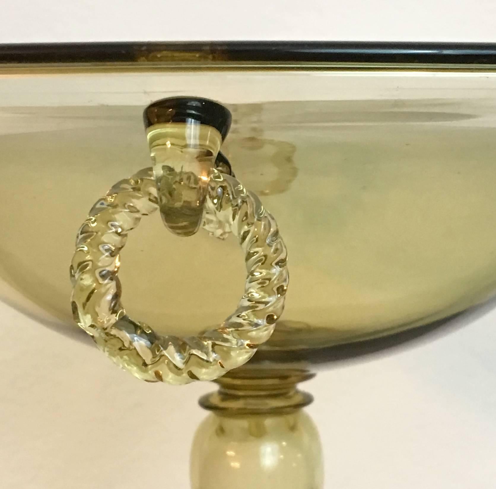 Early Steuben Glass Centerpiece In Good Condition In Palm Springs, CA