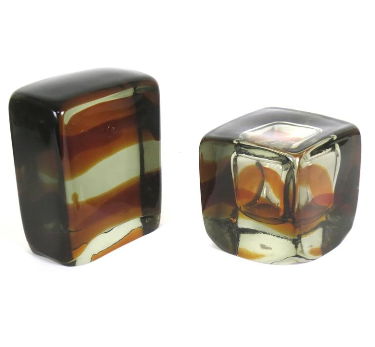 Vintage Murano Glass Bookends For Sale at 1stDibs glass bookends vintage