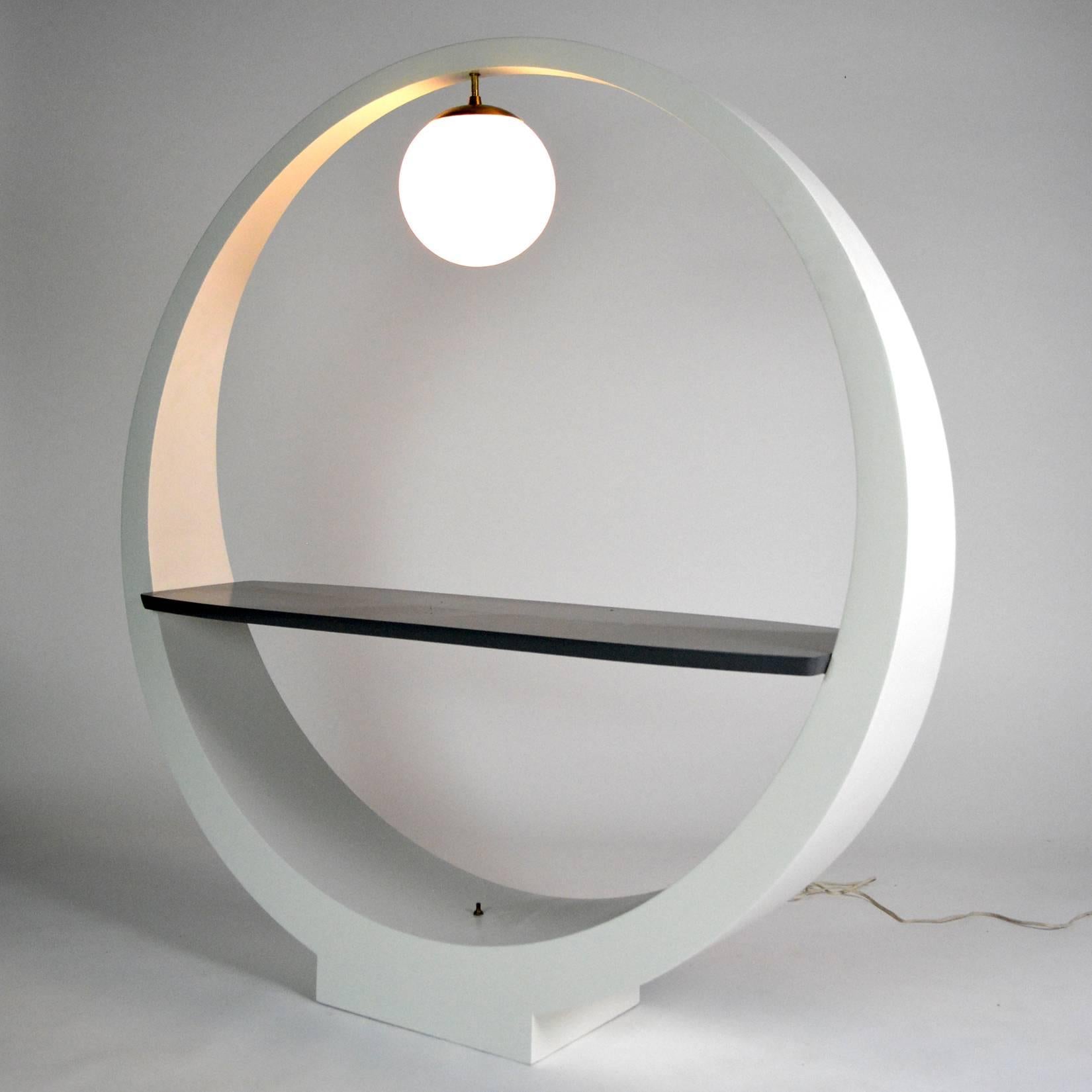 Mid-Century Modern Sculptural Lamp Table by Modeline of California