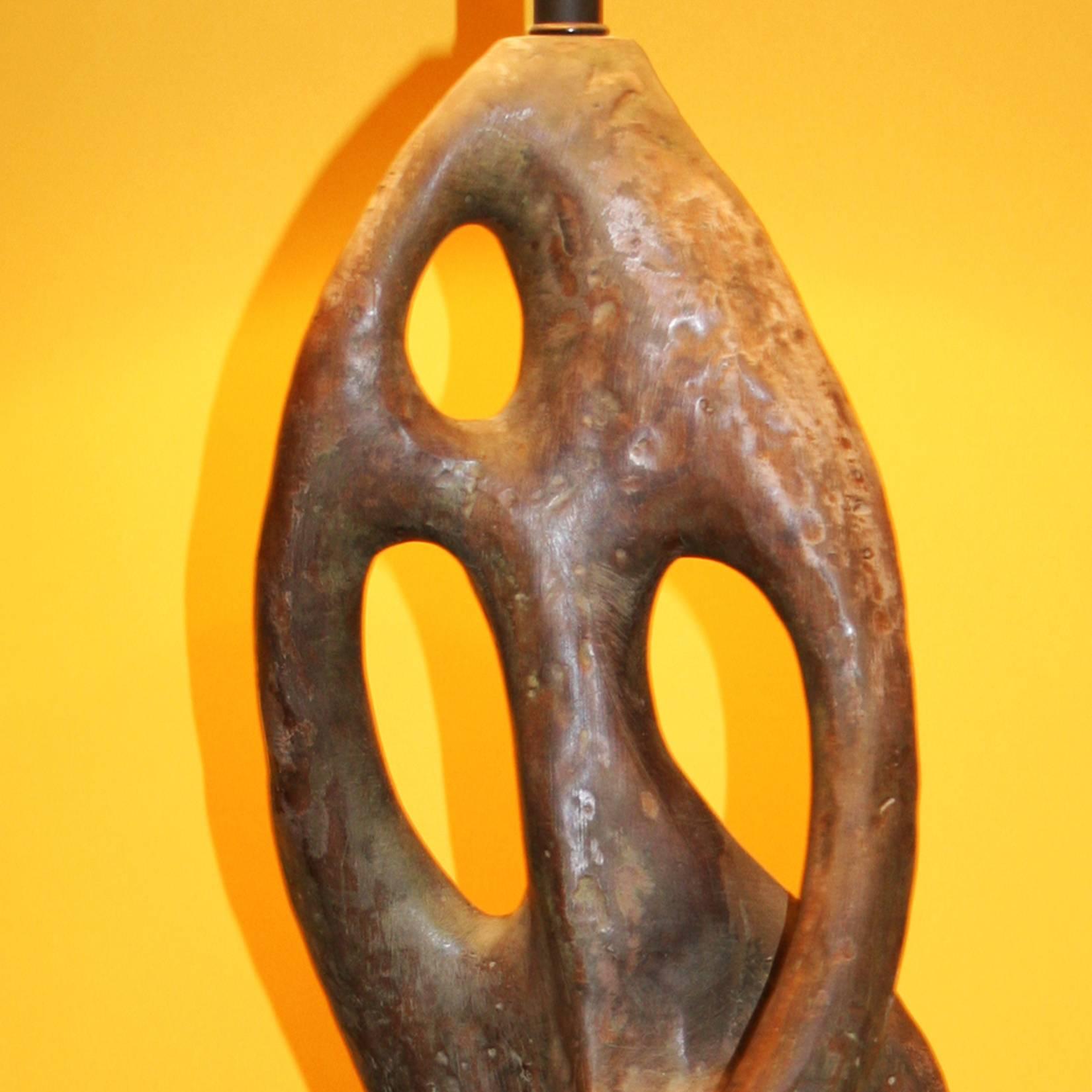 Mid-Century Modern Sculptural Lamp 1