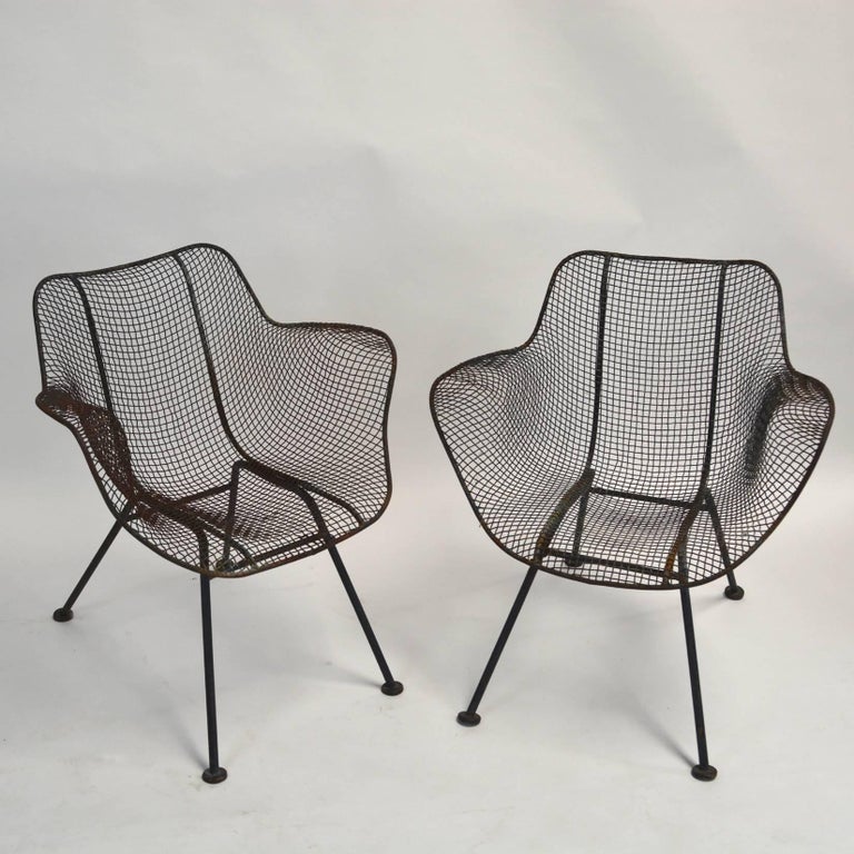 Pair of Russell Woodard Sculptura Chairs For Sale at 1stDibs