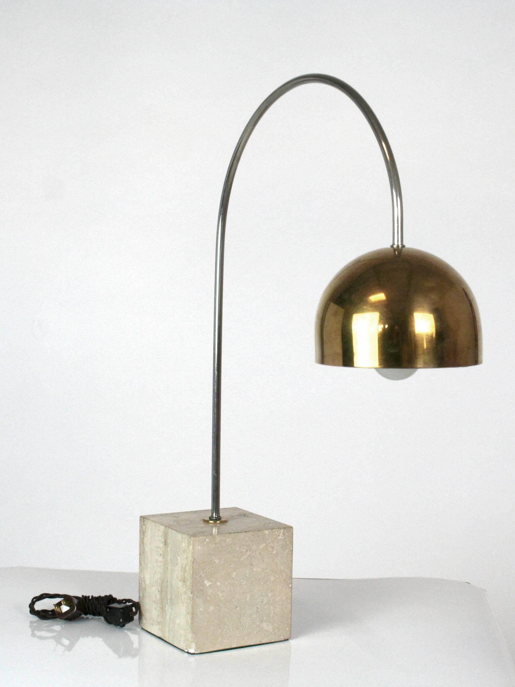 20th Century Italian Mid-Century Modern Arc Table Lamp by Guzzini For Sale