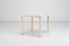 French Comte Palais Sans-Souci Parchment Side Table, 1930s