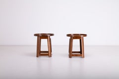 Walter Gropius Isokon Stool Model No. 1, Table Tray, Pair, Gropius Variation