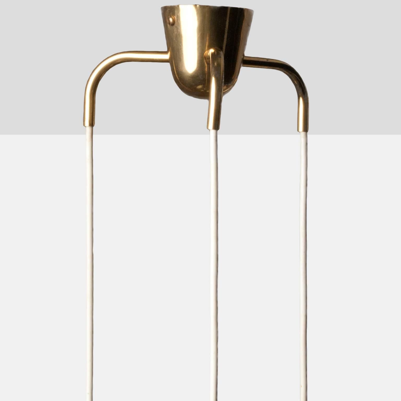 Finnish Three Pendant Lamp by Mauri Almari