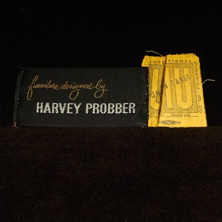 Harvey Probber, Tuxedo Sofa For Sale 2