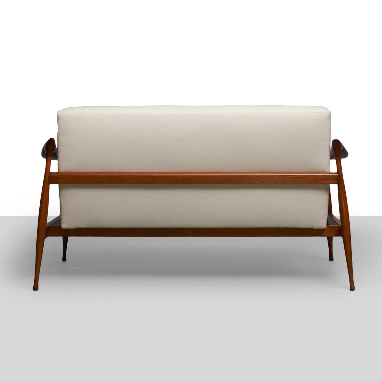 Ico Parisi 'Lord' Settee In Excellent Condition In San Francisco, CA
