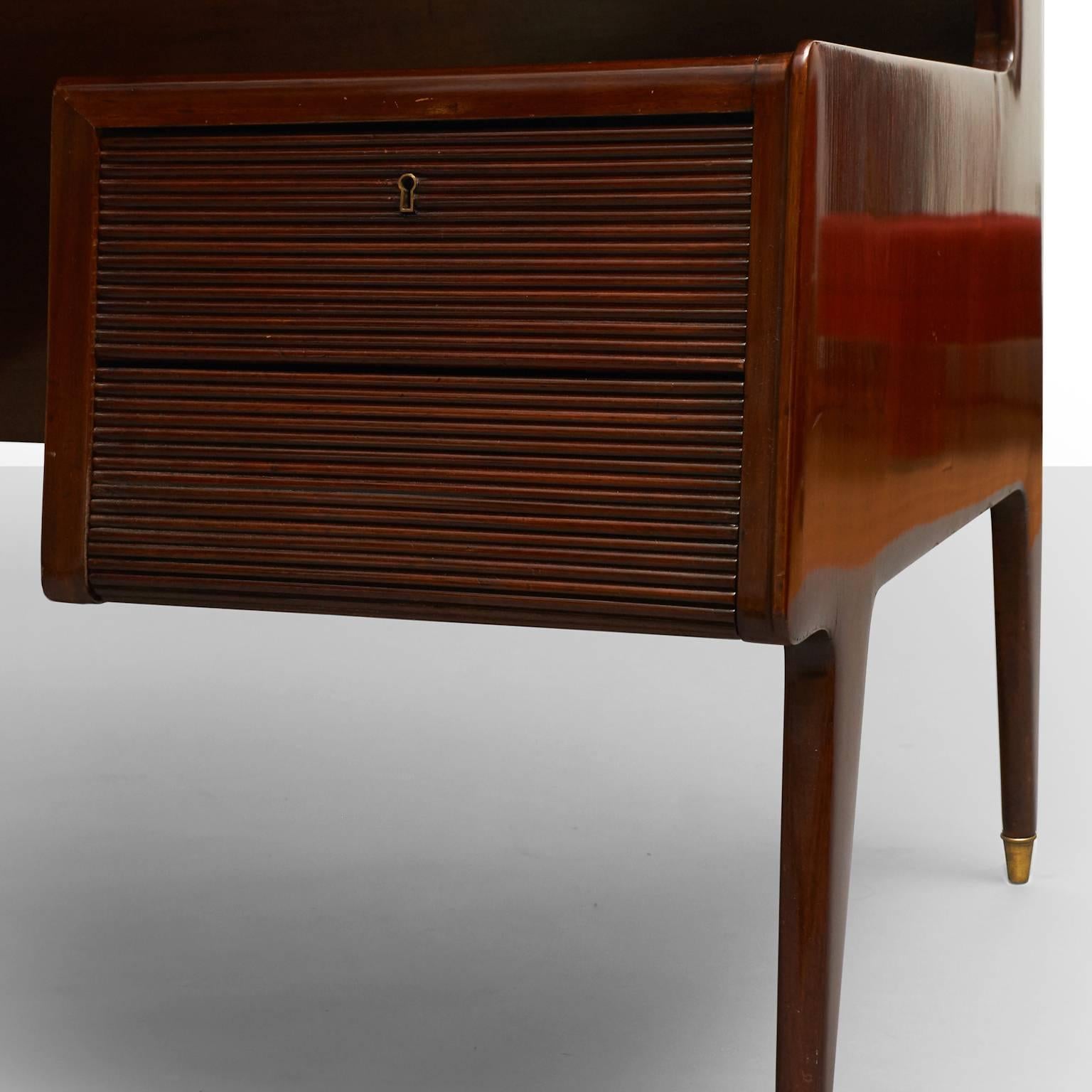 Mid-20th Century Guglielmo Ulrich Style Executive Desk, Possibly Made by Dassi, circa 1954