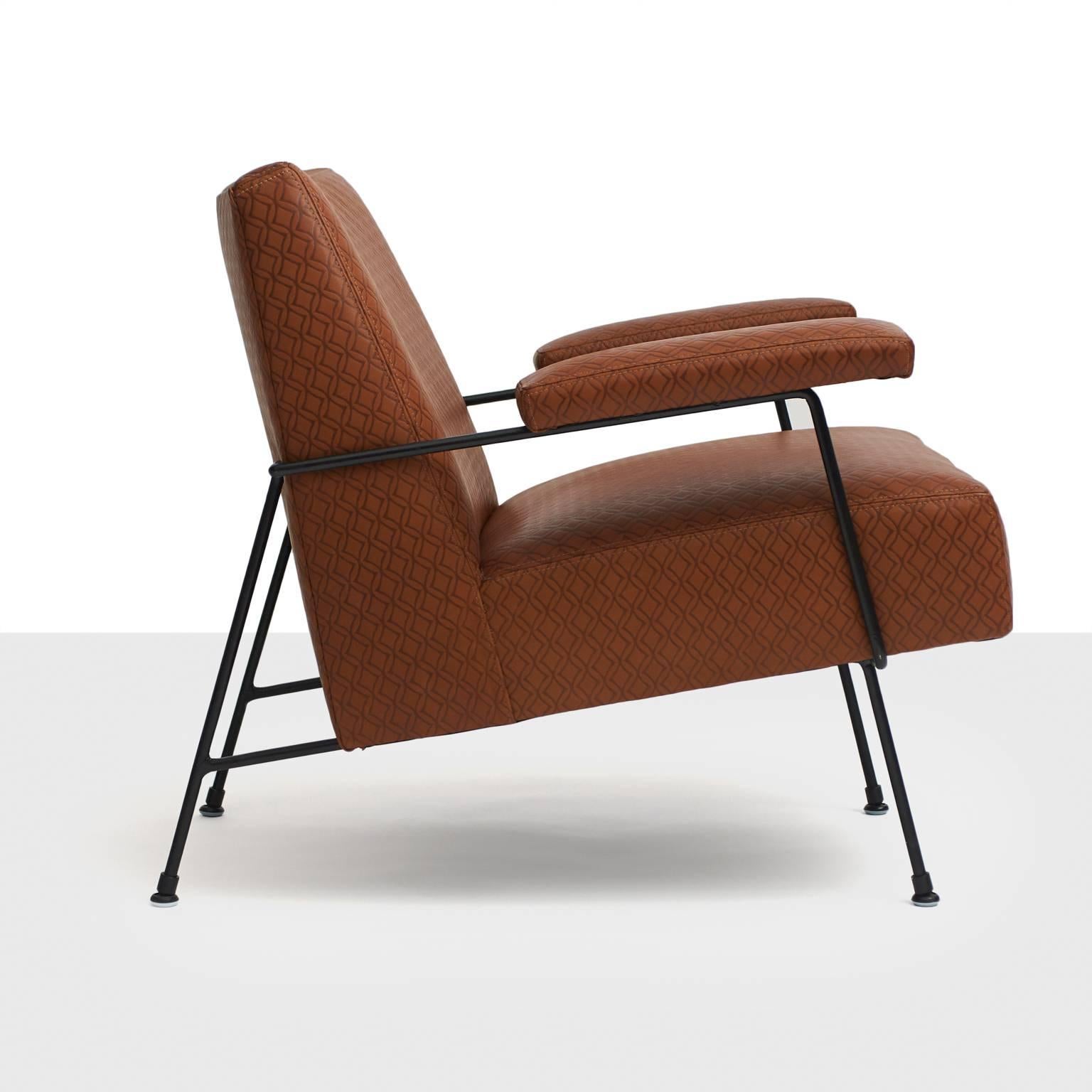 Embossed Milo Baughman Lounge Chairs