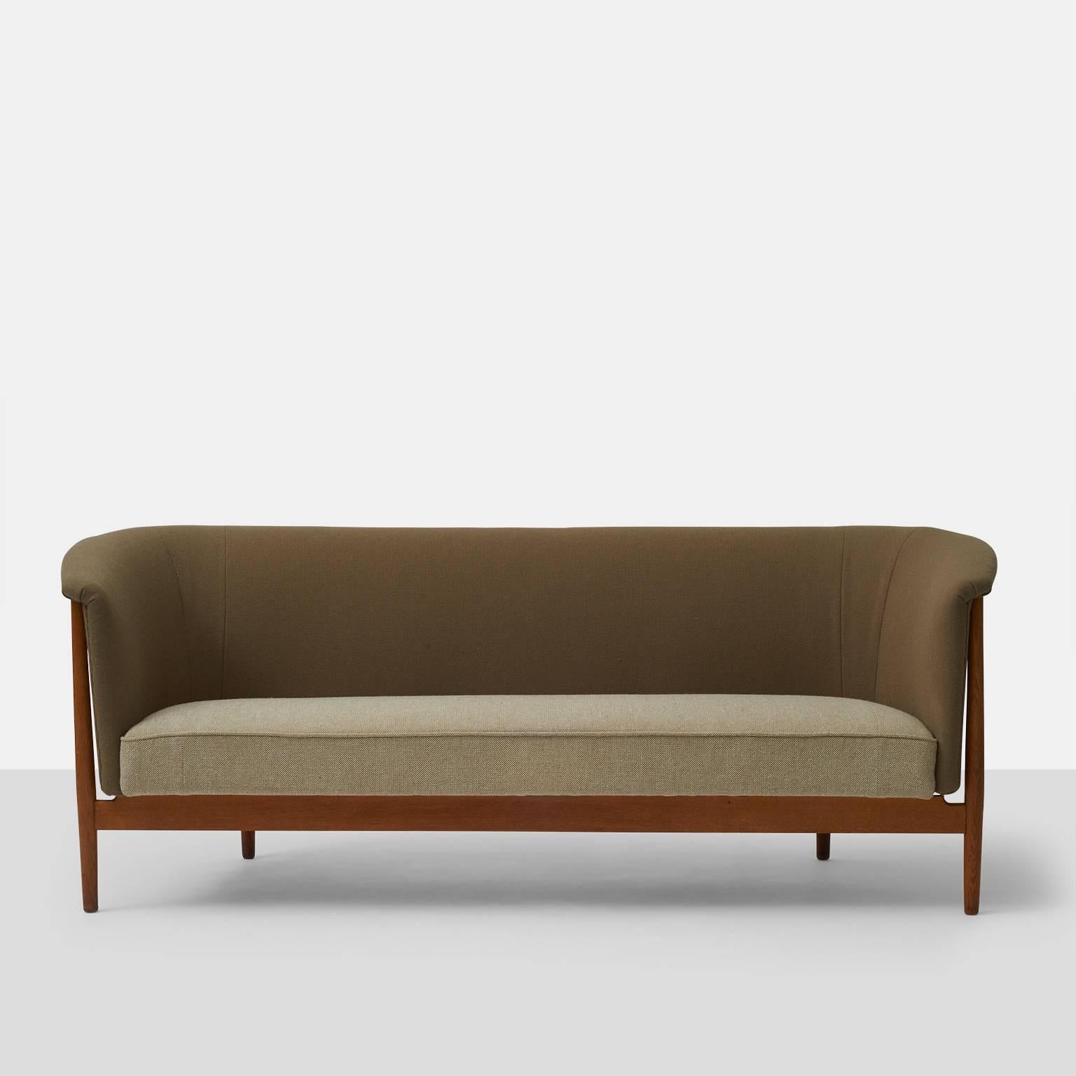 Mid-Century Modern Nanna Ditzel-Curved Arm Sofa