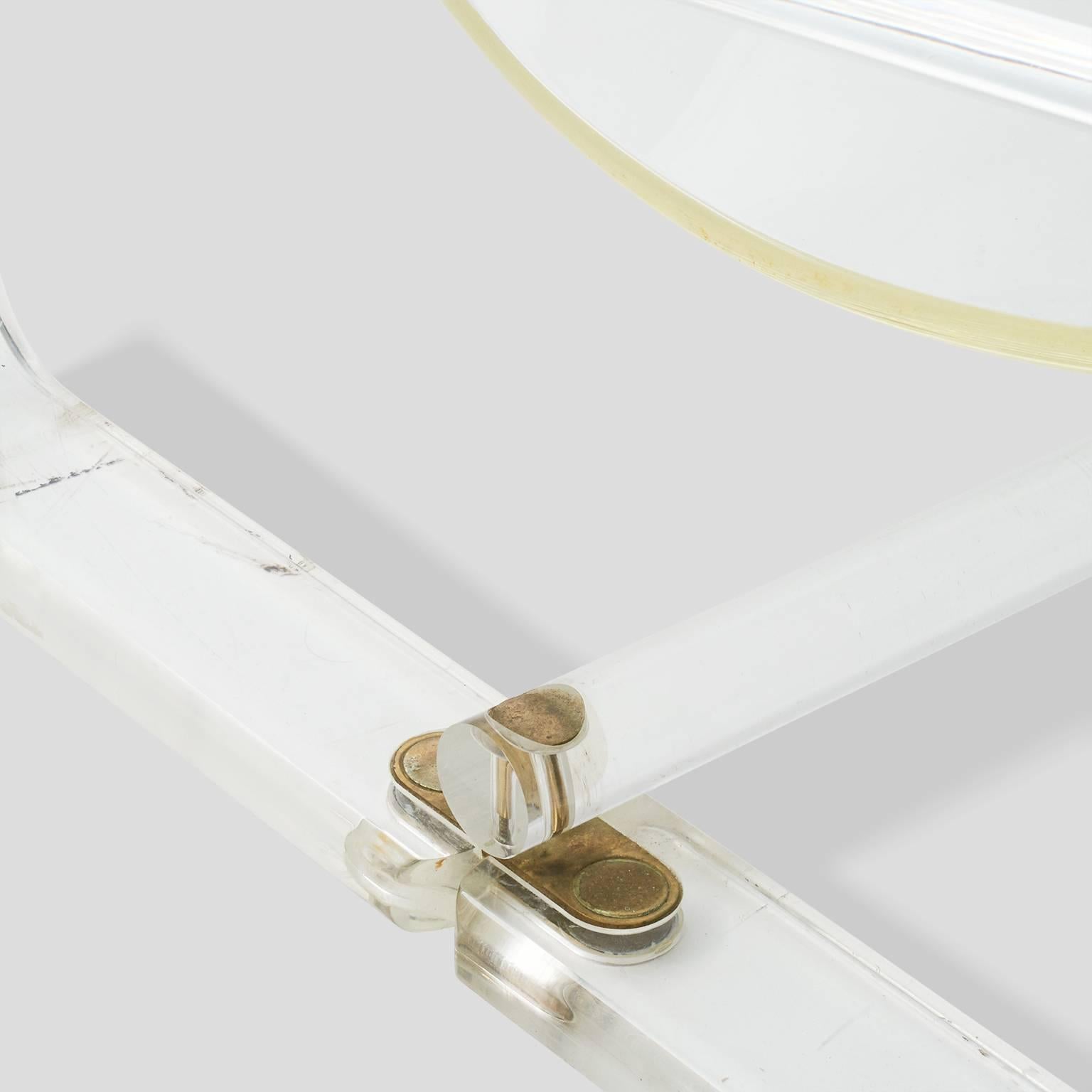 Mid-20th Century Charles Hollis-Jones Attributed Lucite Chaise