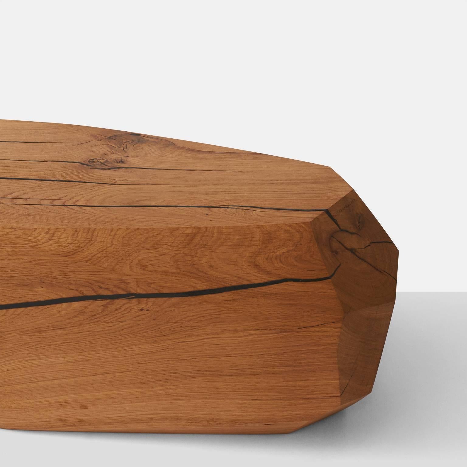 Belgian Gamble Stone Coffee Table by Kaspar Hamacher