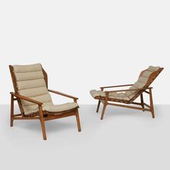 Pair of Gio Ponti Lounge Chairs