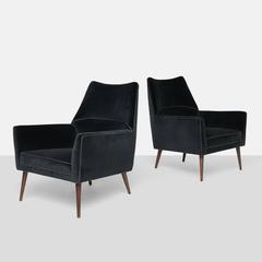 Pair of Paul McCobb "Squirm" Lounge Chairs