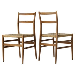 Pair of "Leggera" Chairs by Gio Ponti for Cassina