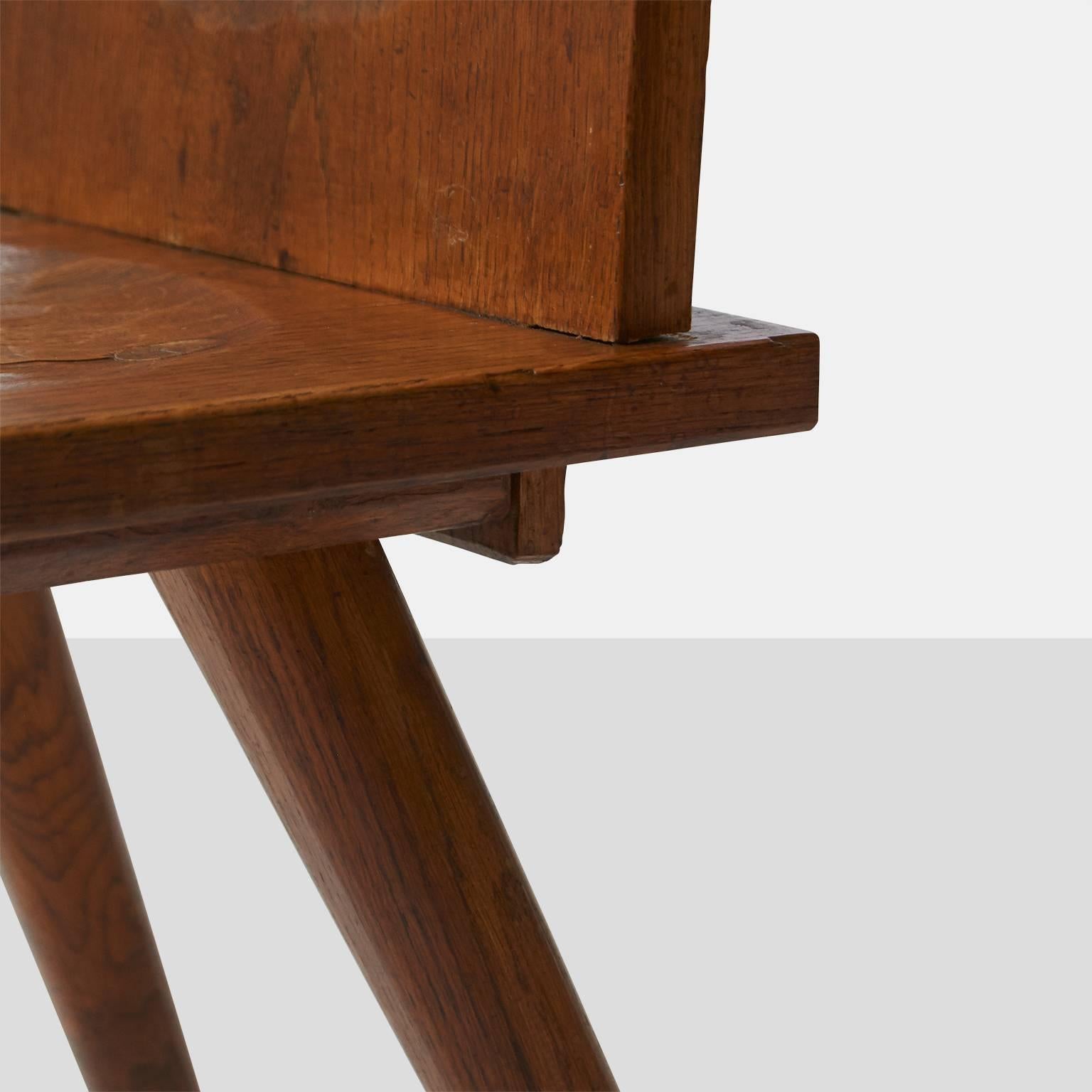 Oak Jean Touret Dining Chairs for Atelier Marolles