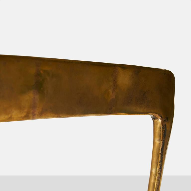 Brass Valentin Loellmann Side Chair For Sale
