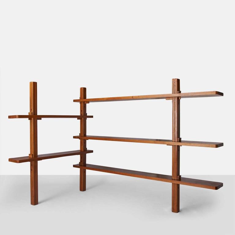 Elmwood Bookcase in the style of Pierre Chapo at 1stDibs dowel