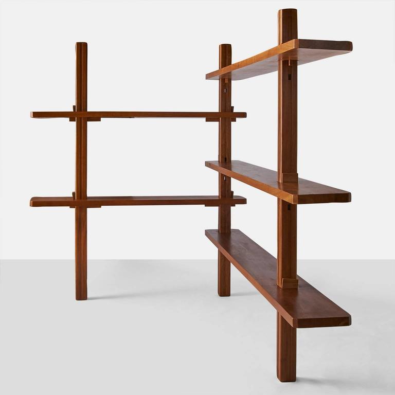 Elmwood Bookcase in the style of Pierre Chapo at 1stDibs dowel