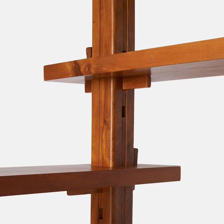 Elmwood Bookcase in the style of Pierre Chapo at 1stDibs dowel