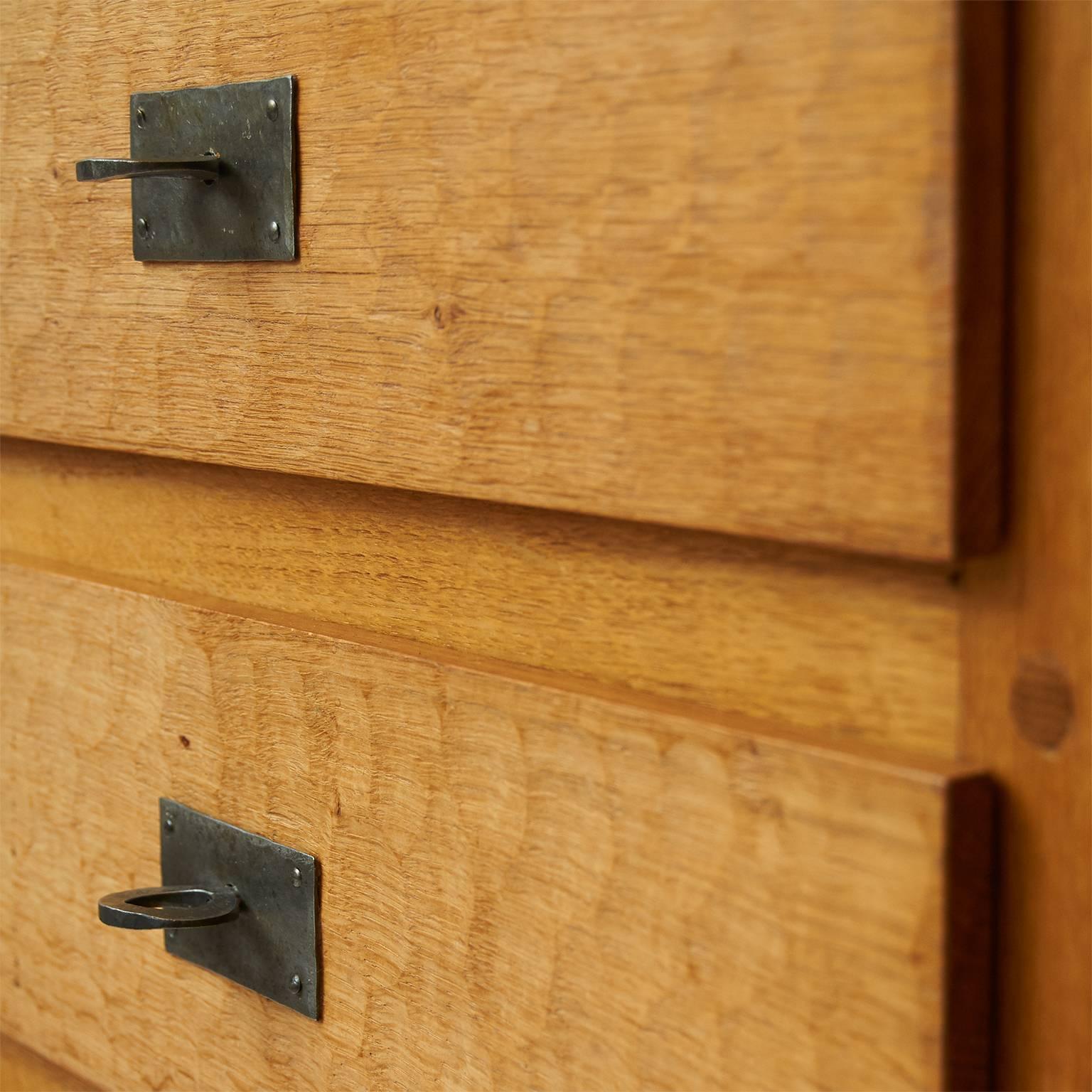 Jean Touret Oak Cupboard 1