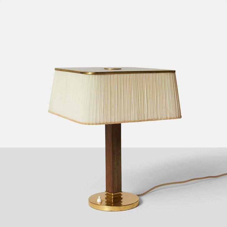 A rare table lamp made in the 1940s for 
