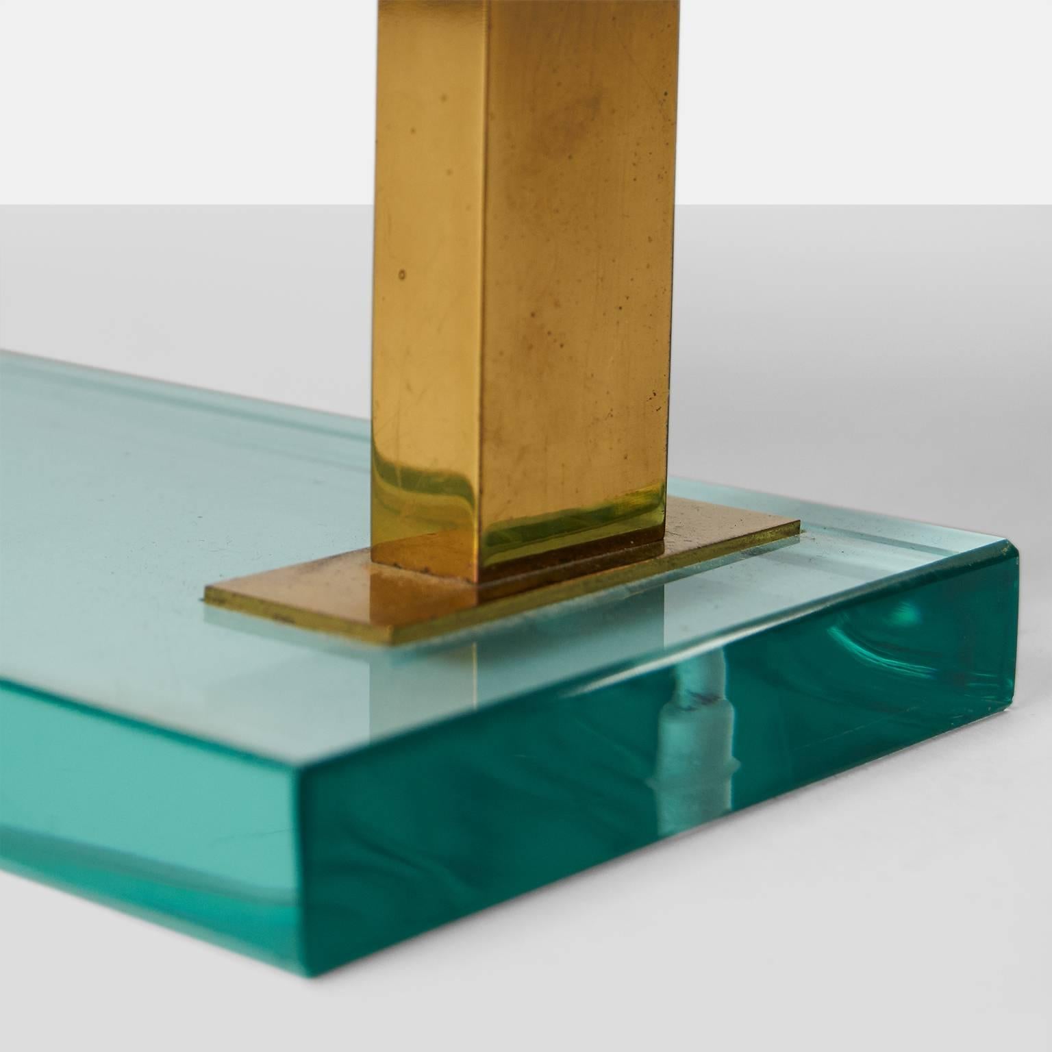 Brass Table Lamp by Pietro Chiesa for Fontana Arte