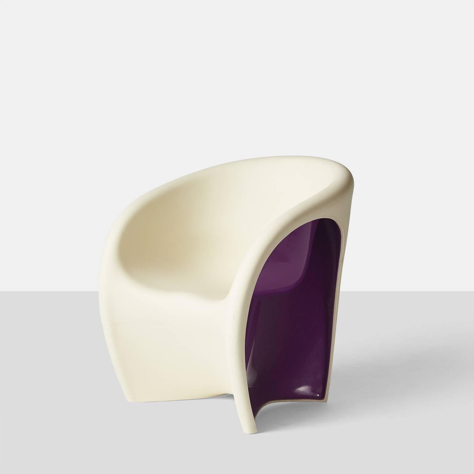 Modern Pair of MT-1 Lounge Chairs by Ron Arad